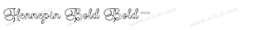 Hennepin Bold Bold字体转换